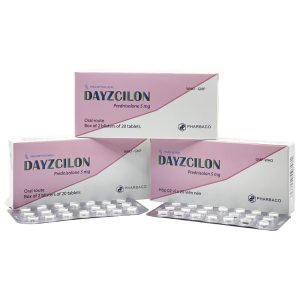 <b>Dayzcilon</b> Prednisolon 5mg (Hộp 40 viên) TW1
