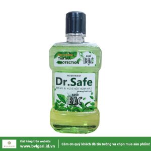 <b>Dr Safe</b> Nước súc miệng trà xanh có Nano Bạc (250ml) | <b><span style="color: MediumBlue">Date 11/2026</span></b>