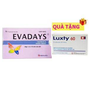 <b>Evadays</b> mua <b><span style="color: red">5 hộp</span> + Tặng 1 hộp Luxty 60</b>