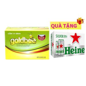 <b>Goldbee</b> mua <b><span style="color: red">7 hộp</span> + Tặng 1 thùng bia Heneiken</b> 24 lon (330ml)