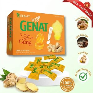 <b>Genat Gừng</b> Viên ngậm (Hộp 100 viên)
