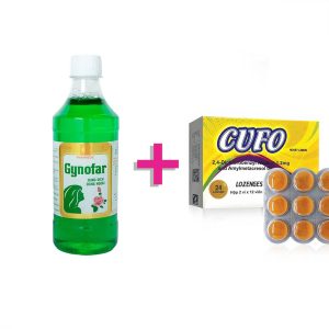 <b><span style="color: #E91E63">Combo: </span></b> <b> 1 chai Gynofar 500ml</b> (27.000) <b>+ 1 hộp NAQTY </b> (24.500)