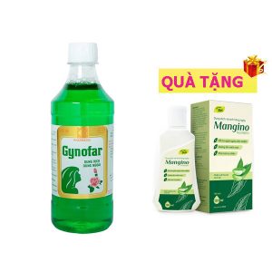 <b>Gynofar</b> 500ml mua <b><span style="color: red">1 chai</span> + Tặng 1 hộp Mangino</b> 120ml