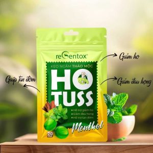 <b>HoTuss</b> Viên ngậm thảo mộc (Túi 20 viên)