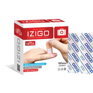 <b>Băng cá nhân Izigo 72x19mm</b> độ dính cao (H102)