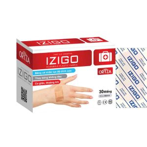 <b>Băng cá nhân Izigo 72x38mm</b> độ dính cao (H30)