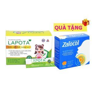 <b>Lapota</b> mua <b><span style="color: red">10 hộp</span> + Tặng 1 hộp Zalocol</b> viên ngậm ho