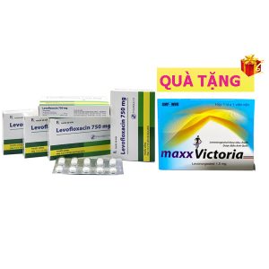 <b>Levofloxacin</b> 750mg mua <b><span style="color: red">3 hộp</span> + Tặng 24 hộp maxxVictoria</b> / maxxSkin