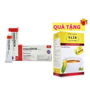 <b>maxxSkin</b> mua <b><span style="color: red">10 hộp</span> + Tặng 1 hộp Đường bắp Slim</b> / Medgolds