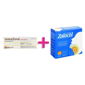<b><span style="color: #E91E63">Combo: </span></b> <b>1 hộp maxxZoral</b> (21.500) <b>+ 1 hộp Zalocol</b> (21.500)