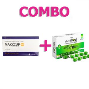 <b>1 hộp maxxCup</b> (17.900) <b>+ 1 hộp Menthosil</b> (17.600)