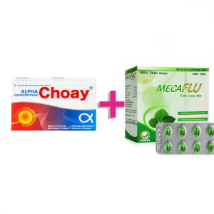 <b>1 hộp Alpha Choay</b> (56.000) <b>+ 1 hộp Mecaflu</b> (50.000)
