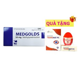 <b>Medgolds</b> mua <b><span style="color: red">1 hộp</span> + Tặng 1 hộp Tearsnat PC</b>