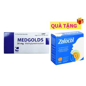 <b>Medgolds</b> mua <b><span style="color: red">1 hộp</span> + Tặng 1 hộp Zalocol</b> Viên ngậm ho
