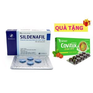 <b>Sildenafil 100mg</b> mua <b><span style="color: red">2 hộp</span> + Tặng 25 hộp Covitux</b>