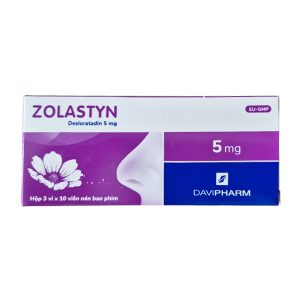 <b>Zolastyn 5</b> Desloratadin 5mg (H30) | <b><span style="color: BlueViolet">Mua 60 hộp giá 20.300</b></span></b>