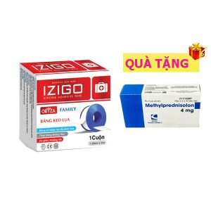 <b>Băng cuộn lụa 1.25cm x5m</b> mua <b><span style="color: red">24 hộp</span> + Tặng 1 hộp Methylprednisolon</b> 4mg