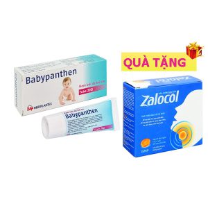 <b>Babypanthen</b> Kem bôi hăm mua <b><span style="color: red">10 hộp</span> + Tặng 1 hộp Zalocol</b> Viên ngậm ho