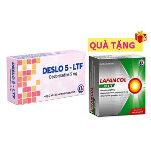 <b>Deslo 5</b> mua <b><span style="color: red">1 hộp</span> + Tặng 1 hộp Lafancol 3S</b>