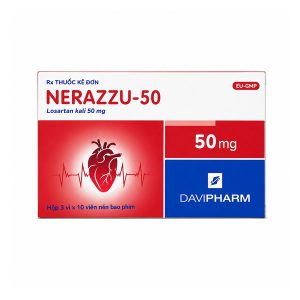 <b>Nerazzu 50</b> Losartan 50mg (H30) Davipharm | <b><span style="color: BlueViolet">Bắt buộc lấy HĐ</span></b>