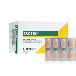 <b>Oztis</b> Glucosamine 750mg, Chondroitin 250mg (H60) Australia | <b><span style="color: BlueViolet">Có thể xuất HĐ</span></b>