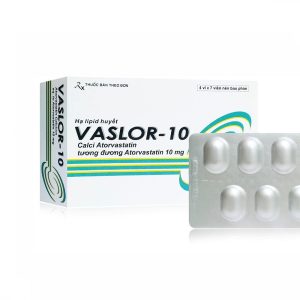 <b>Vaslor 10</b> Atorvastatin 10mg (H28) Davipharm  | <b><span style="color: BlueViolet">Có thể xuất HĐ</span></b>
