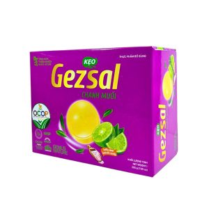 <b>Gezsal Chanh Muối</b> Viên ngậm (Hộp 100 viên)