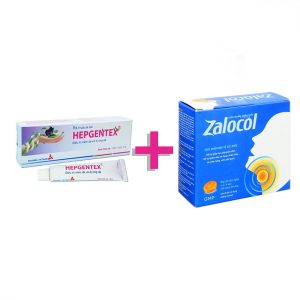 <b><span style="color: #E91E63">Combo: </span></b> <b>1 hộp Hepgentex</b> (21.500) <b>+ 1 hộp Zalocol</b> (21.500)