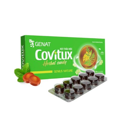 <b>Covitux</b> Viên ngậm thảo mộc (Hộp 30 viên)