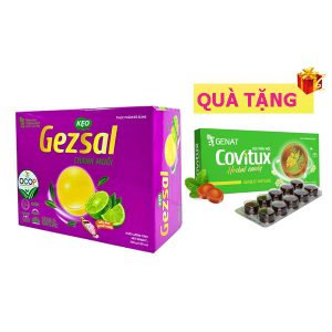 <b>Gezsal chanh muối</b> mua <b><span style="color: red">13 hộp</span> + Tặng 5 hộp Covitux</b>